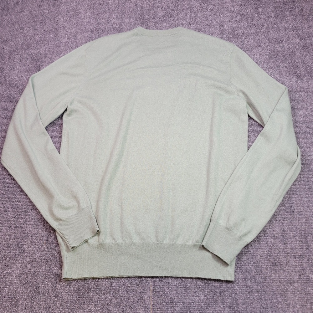 Ralph Lauren Purple Label Men's Sage Green Crewneck Sweater - Picture 5 of 6